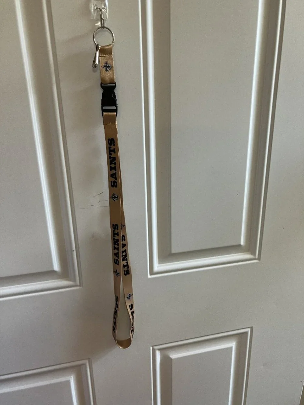 Saints Black & Gold Lanyard